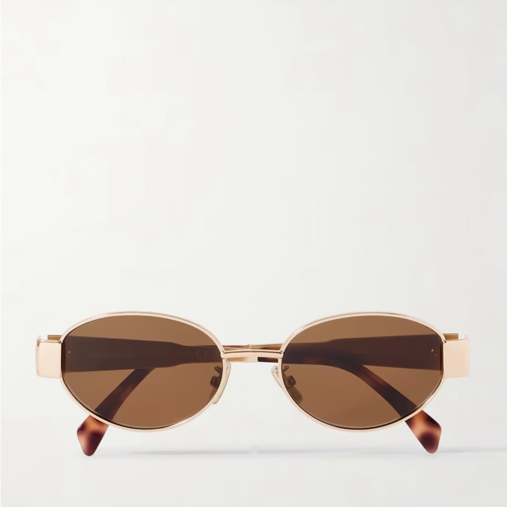 Celine Rose Gold, Brown lense Sunglasses - Picture 2 of 4